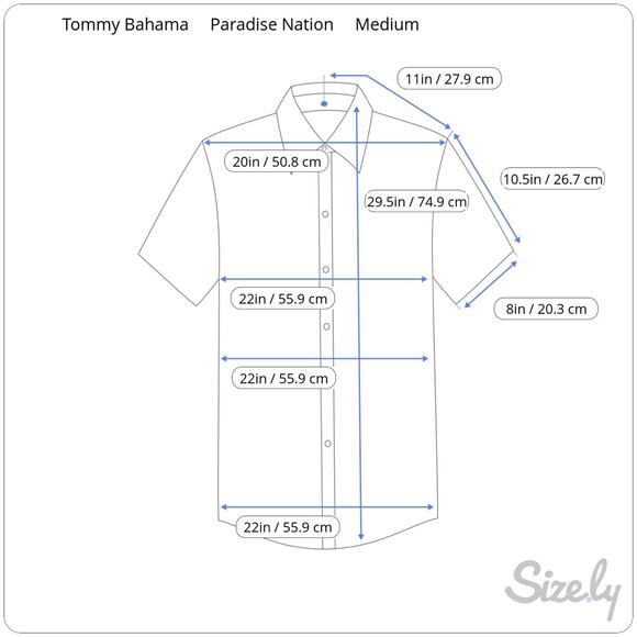 Tommy Bahama Med SS Camp Shirt Paradise Nation Republic of Relaxation 100% Silk - Picture 3 of 9